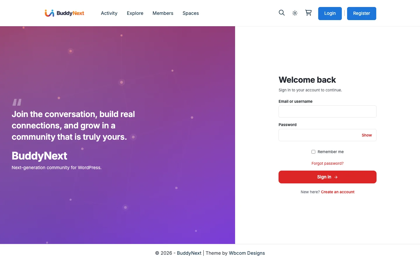 The front-end login flow backed by the bn_* verification and security-token tables on this page