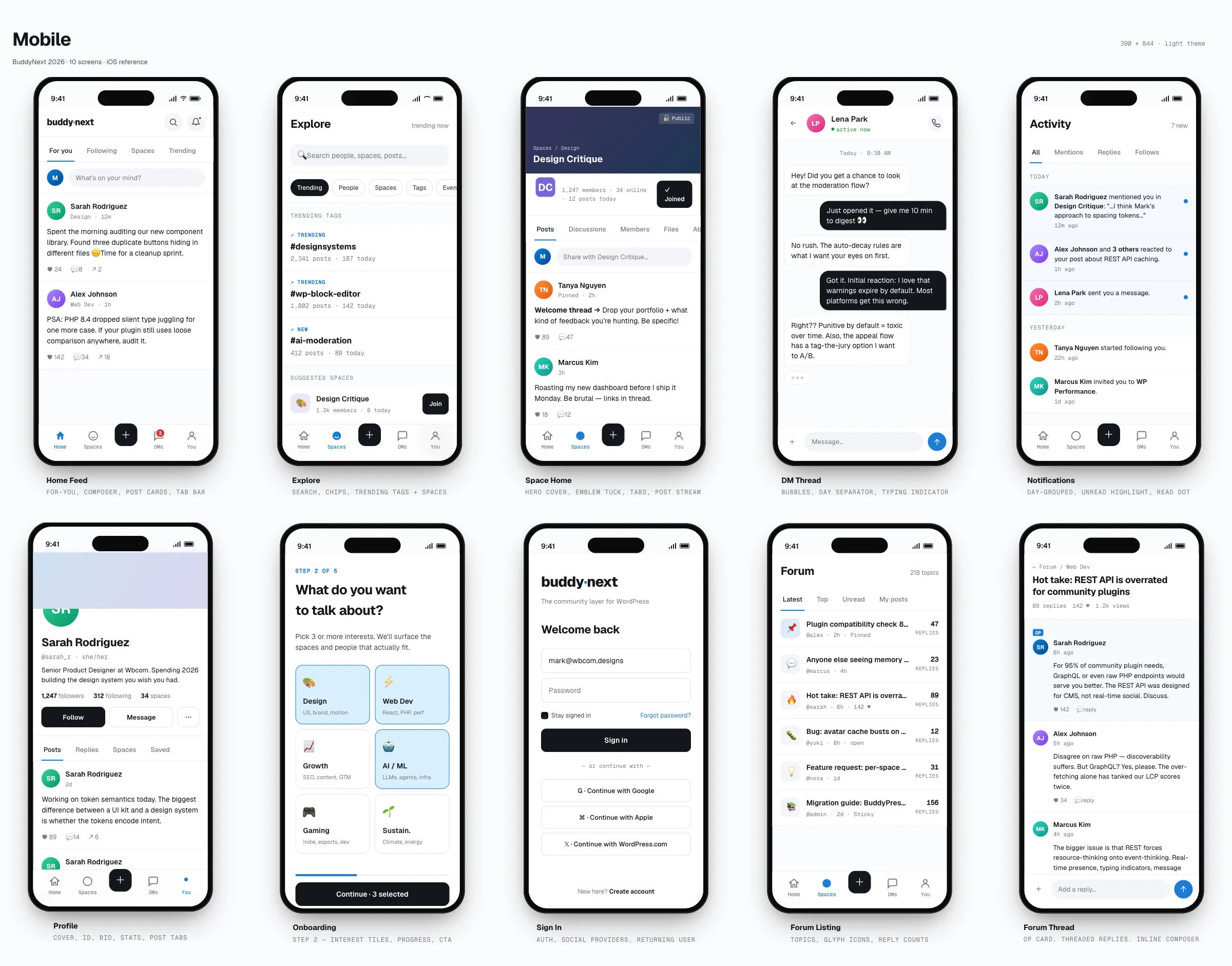 BuddyNext running as an installable mobile Progressive Web App