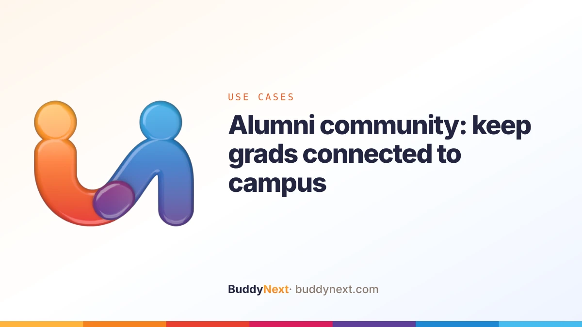 Alumni community: keep grads connected to campus