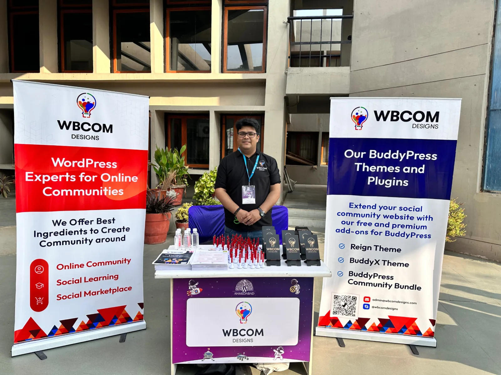 Wbcom Designs team at an off-site event
